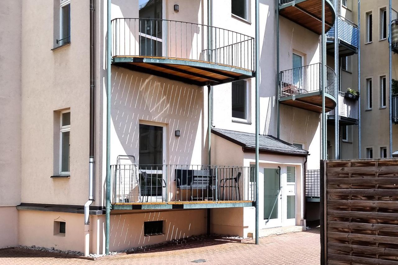 Malerische Maisonettewohnung Mit Zwei Balkonen Plauen Eksteriør bilde